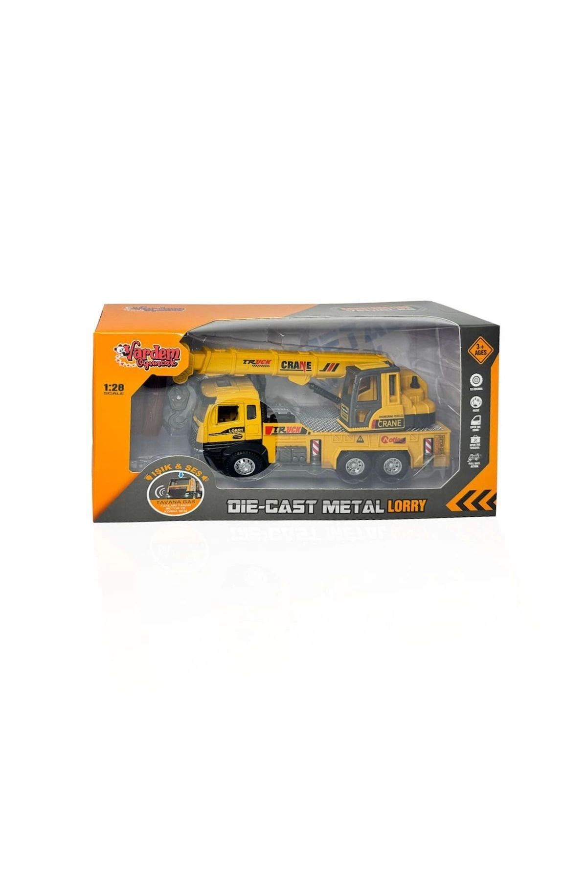 Modafiks XX992-02AB Çek Bırak Işıklı ve Sesli Kule Vinç 1:28