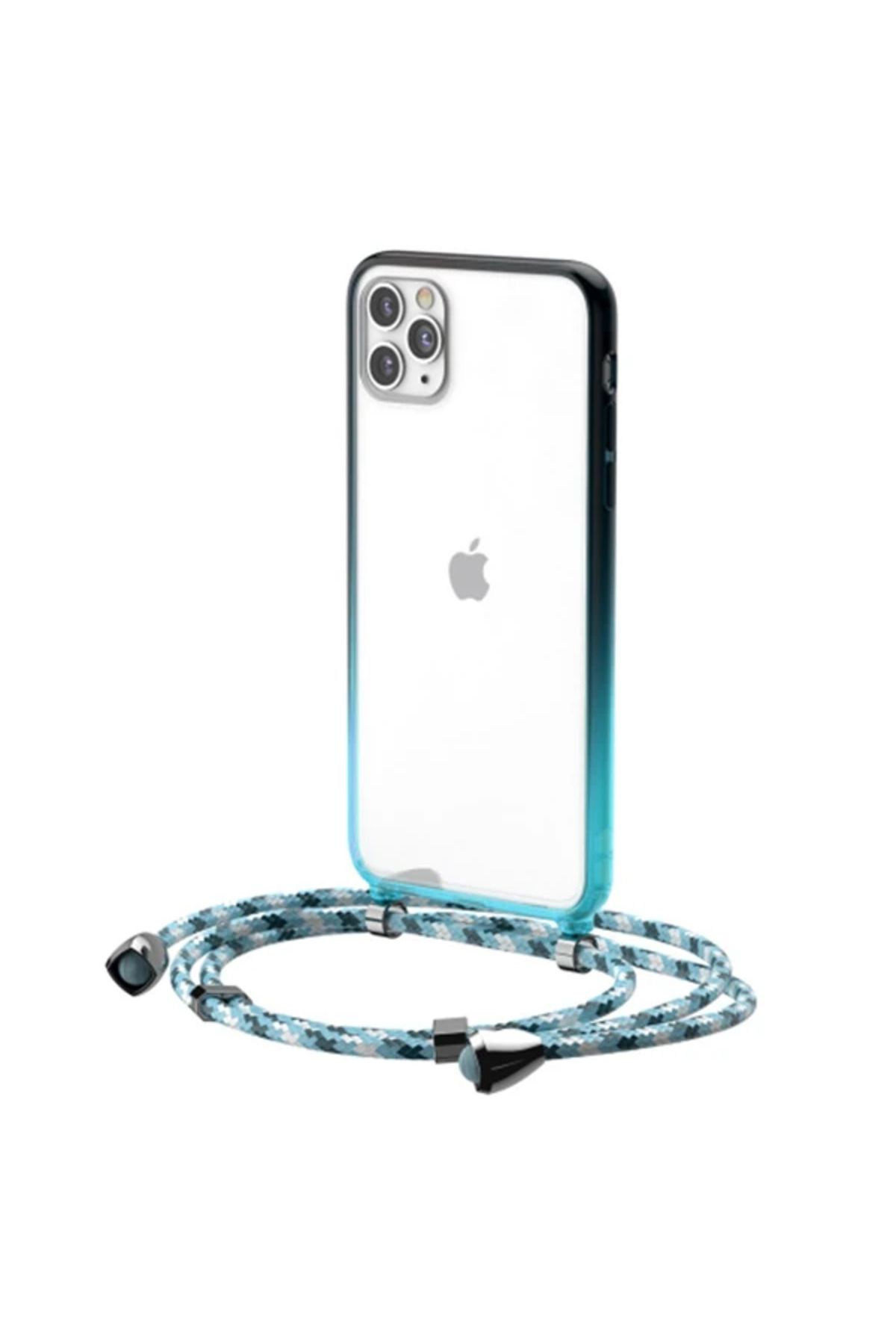 mudikonsept Element Crossbody Protective iPhone 11 Pro 5.8 Askılı Koruyucu Silikon Kılıf-(57 - MDE1490-1501
