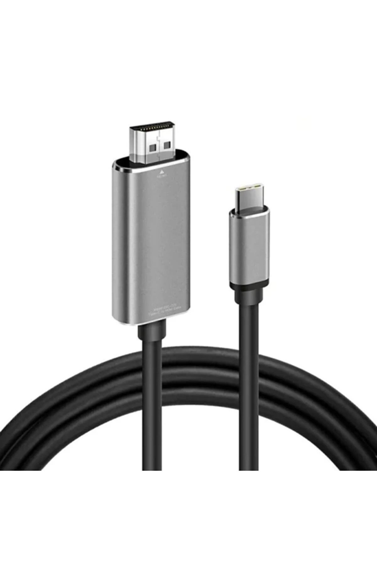 Marsilyan Ally Type-C to HDMİ 4K 60Hz Çevirici Görüntü Kablosu 1.8M - HDTV Projektör-(57 - MCT9982-1760