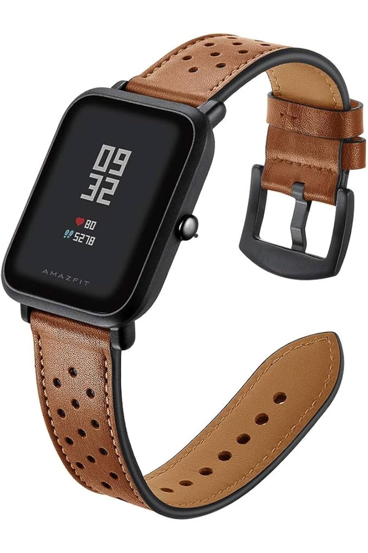 demila Xiaomi Amazfit Bip Akıllı Saat Deri Kayış Kordon (20mm)-(5775) - MLA1116-6984