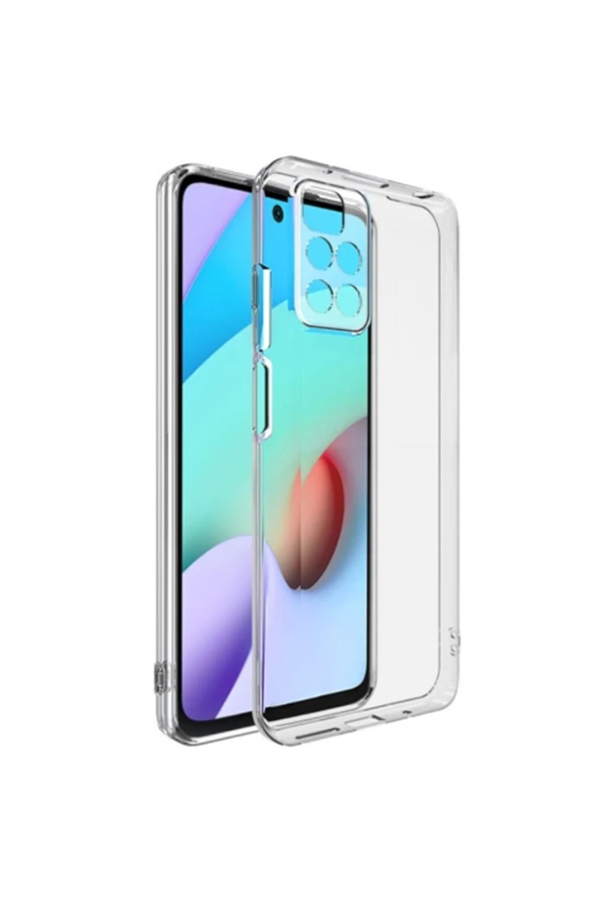 Marsilyan Xiaomi Redmi Note 10 POCO M3 Pro Kamera Korumalı Shockproof Silikon Kılıf-(5775) - MCT6348-1723
