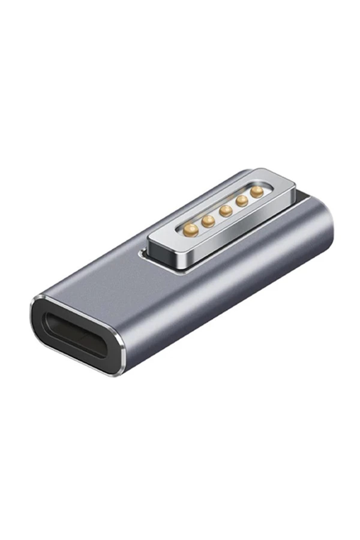 Marsilyan MagSafe MacBook 2 5A Type C PD Mıknatıslı Dönüştürücü Şarj Başlık MacBoo - MCT8884-4012