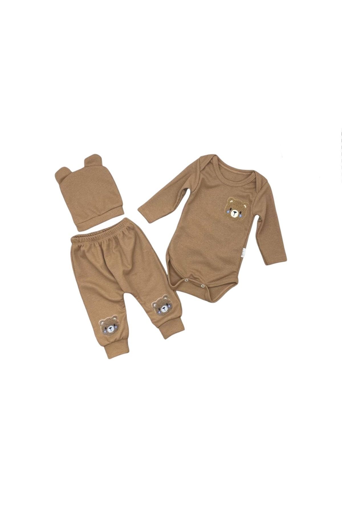 Ozer Baby Store Ayı Nakışlı Badi