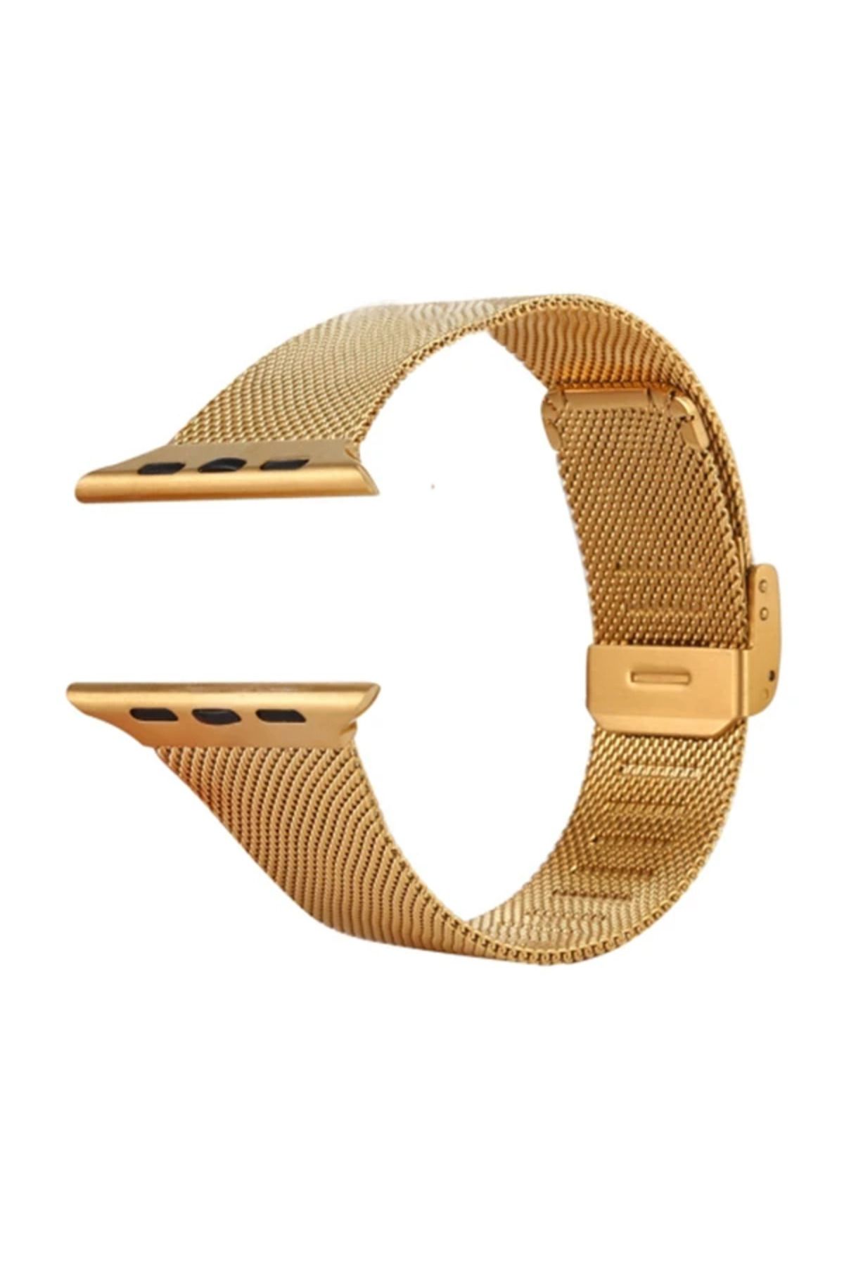 Marsilyan Ally Apple Watch Ultra 49mm 7-8 45mm 6-5-4 44mm Kayış Kordon Kopçalı Milano Loop - MCT5057-5687