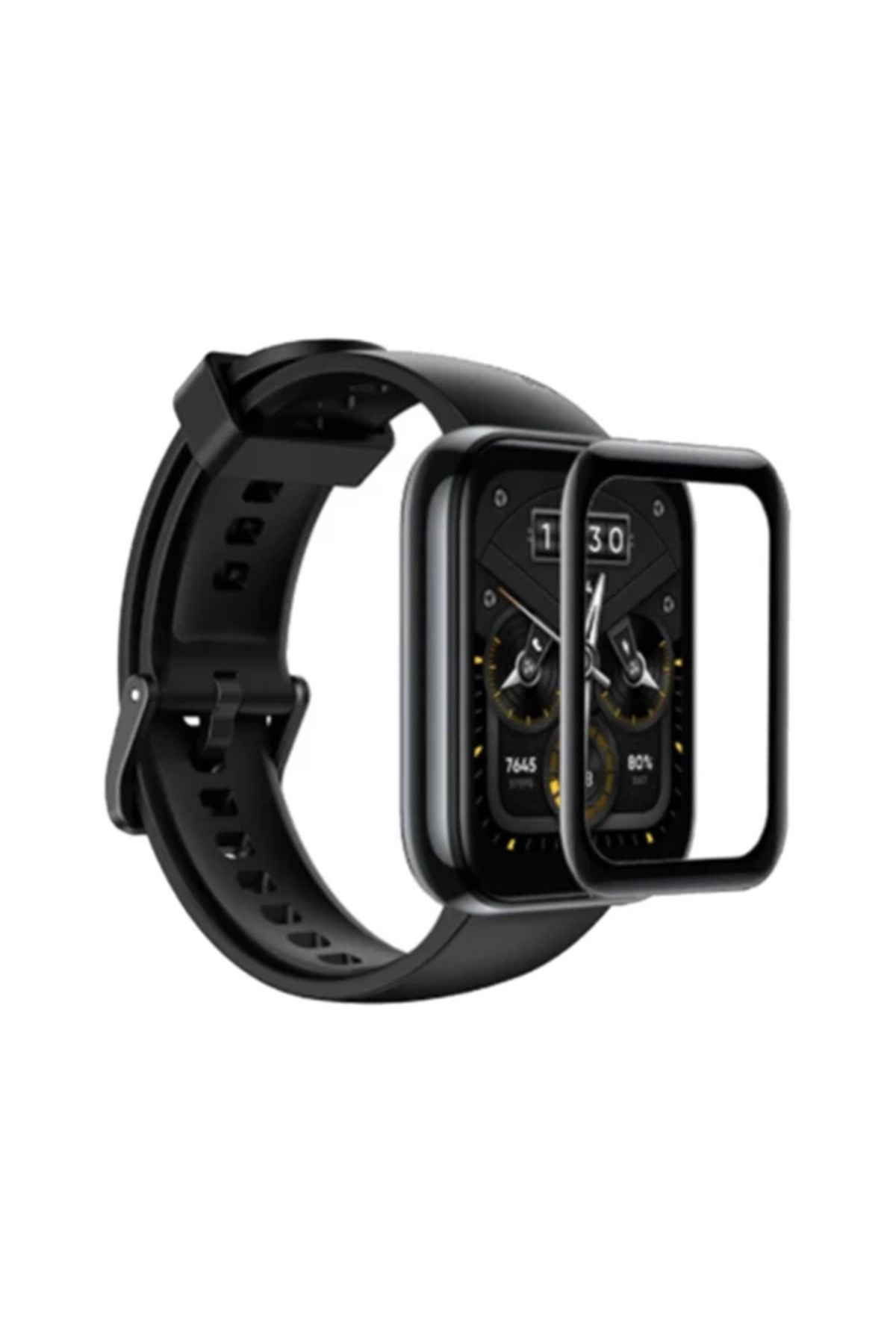 LaCend OPPO Realme Watch 2 Pro 3D Full Kaplama Ekran Koruyucu PET+PMMA-(5775) - LC5828-1644