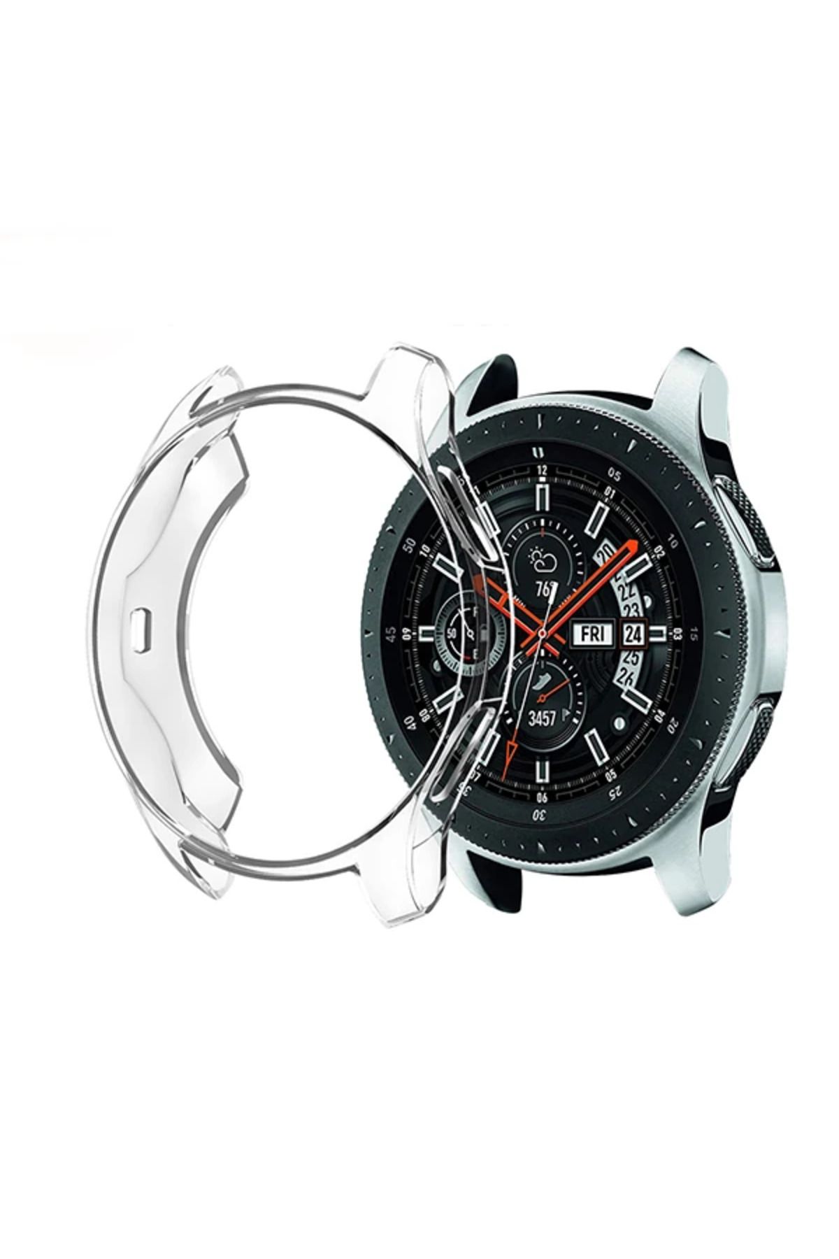 Marsilyan Ally Sm Galaxy Watch 46mm Slim Silikon Bumber Kılıf-(5775) - MCT6582-7391