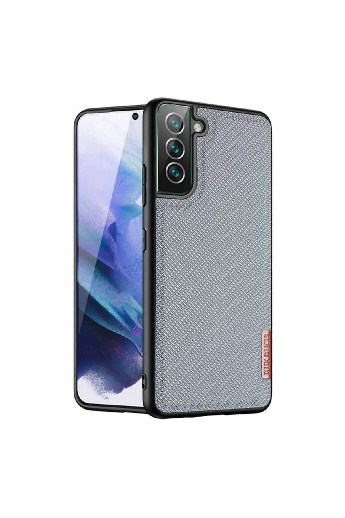 Marsilyan Dux Ducis Fino Serisi Samsung Galaxy S22 Plus Kılıf Premium Dokuma Silikon Kılıf - MCT8101-7437