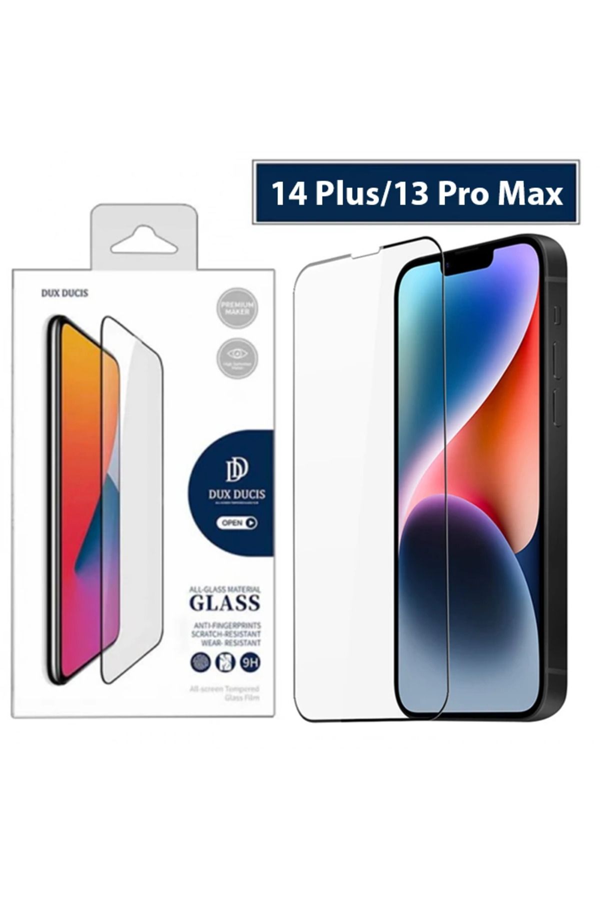 demila Dux Ducis iPhone 14 Plus/13 Pro Max 6.7 Full Kaplama Cam Ekran Koruyucu-(5775) - MLA2650-5285