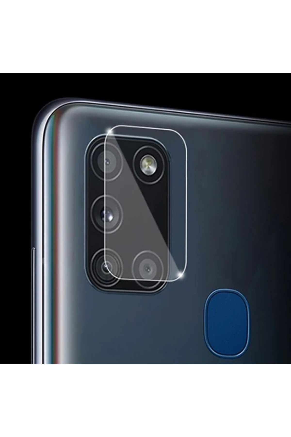 LaCend Ally Samsung Galaxy A21S Tempered Cam Kamera Koruyucu-(5775) - LC5233-5217