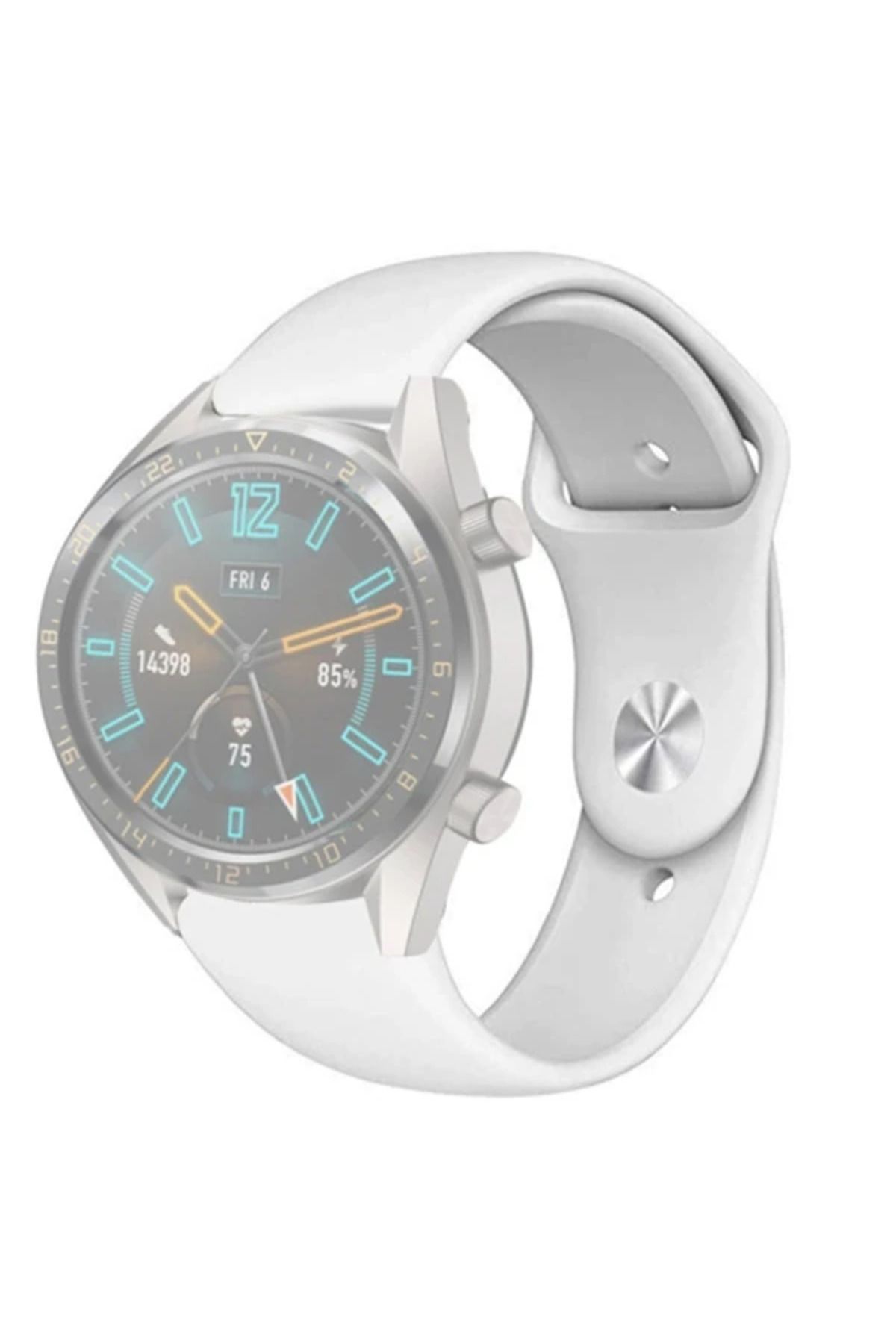Uyguna Kapında 22MM Silikon Kayış Kordon Gear S3 Watch 4 -GT2 GT2E 46MM KayışKordon Watch Activ - SVU9006-7504
