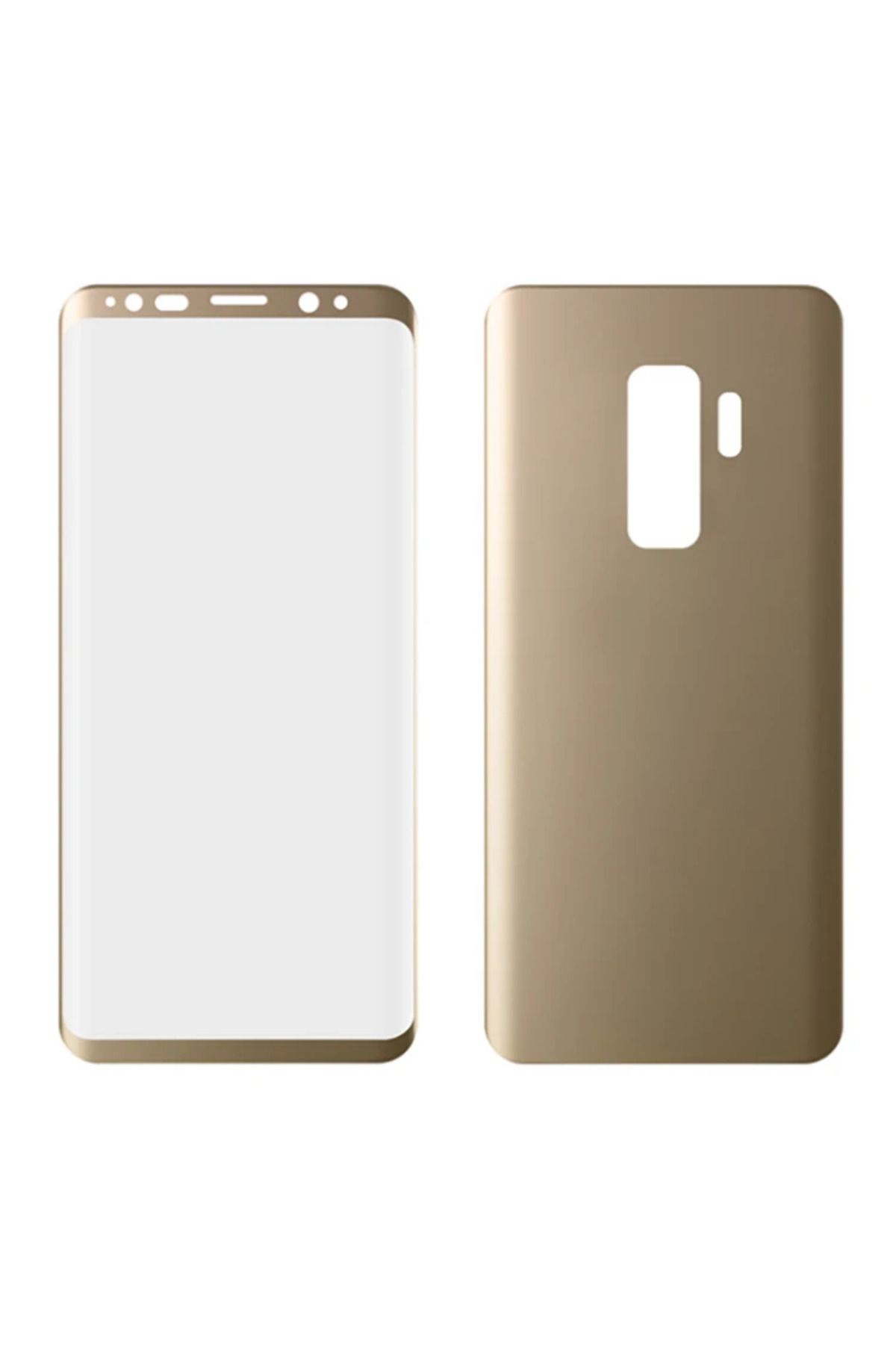 LaCend Sm Galaxy S9+ Plus Ön Arka 3d Darbe Emici Pet Renkli Full Koruyucu-(5775) - LC5308-7216