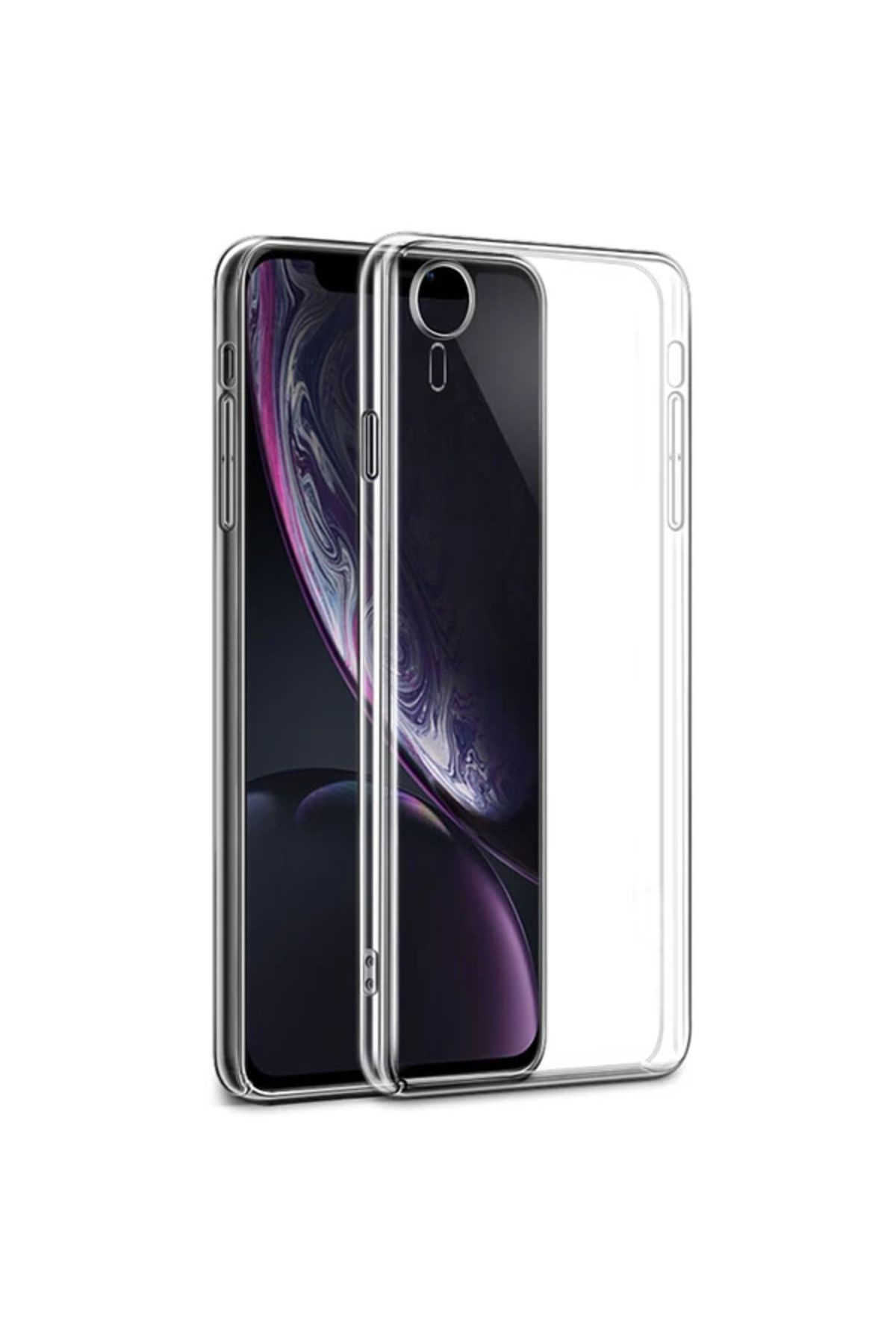 Marsilyan İPhone Xr. 6.1 Kamera Korumalı Ultra Slim Soft Silikon Kılıf-(5775) - MCT9721-1405