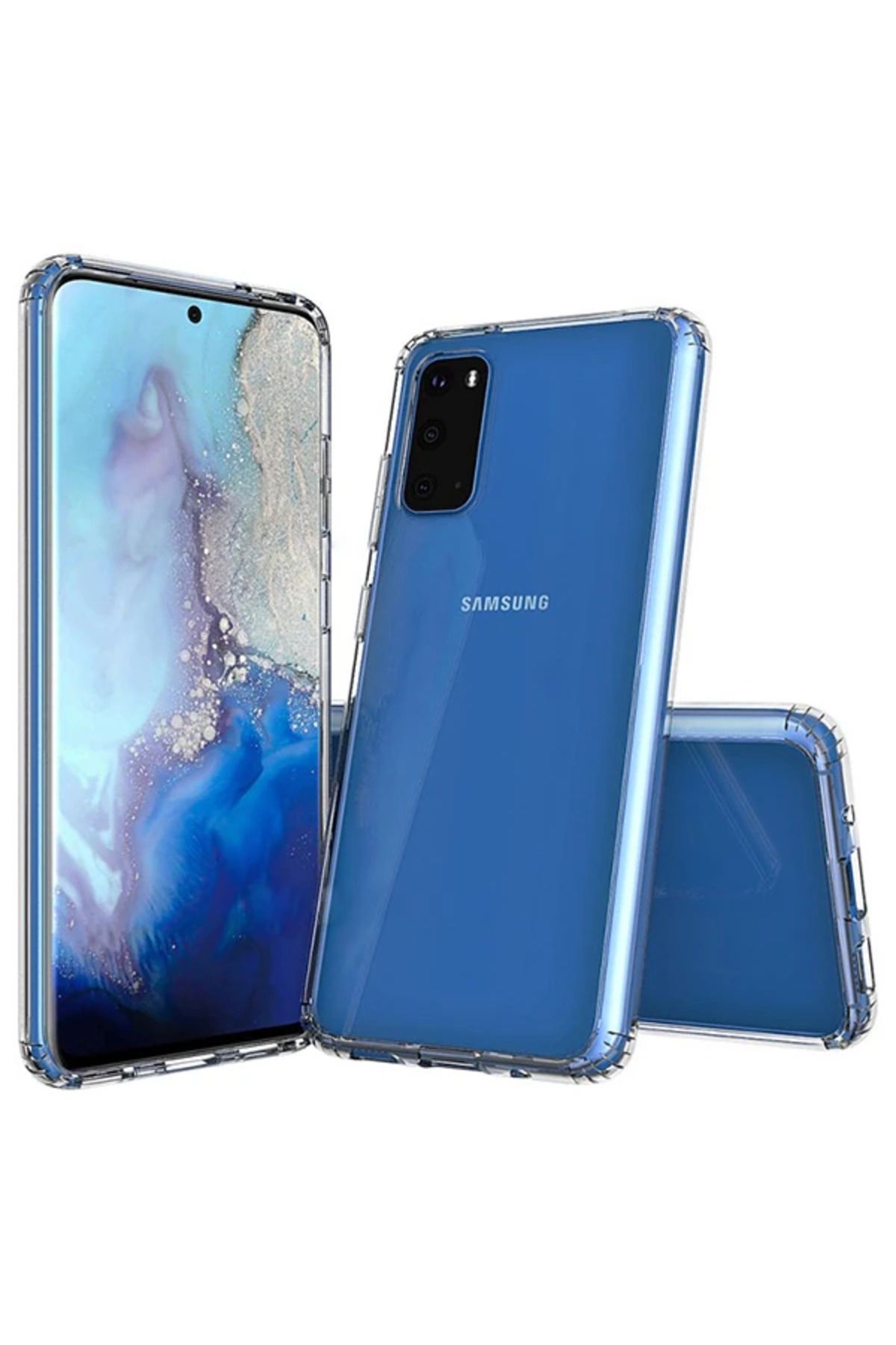 Marsilyan Ally Samsung Galaxy A01 Anti-Drop Darbe Emici Silikon Kılıf-(5775) - MCT2076-2547