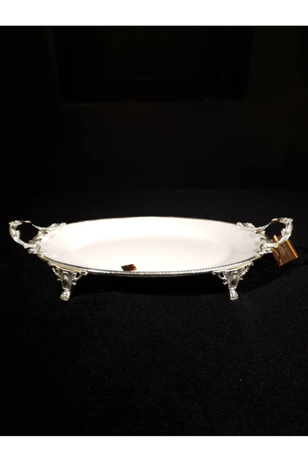 ROY KING Roykıng Lımoges Oval Sunum Tabak 47*24*9CM