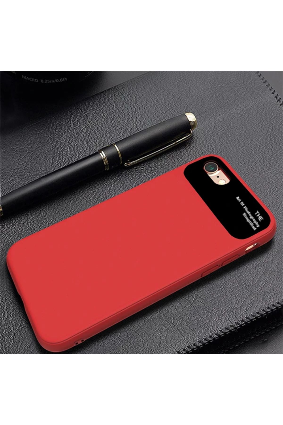 demila iPhone SE3-SE2 İPhone 8-7 Kılıf Fit Premium Silikon+ Cam Kılıf-(5775) - MLA2899-1850