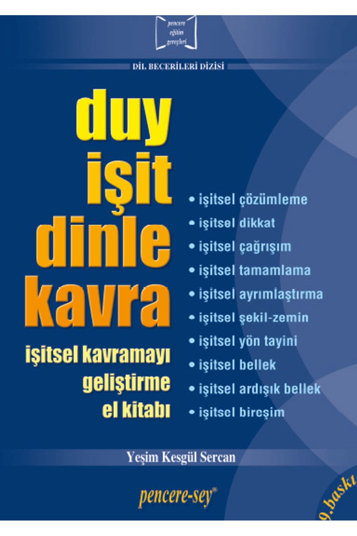 Pencere Sağlık Eğitim Yayınları Duy İşit Dinle Kavra