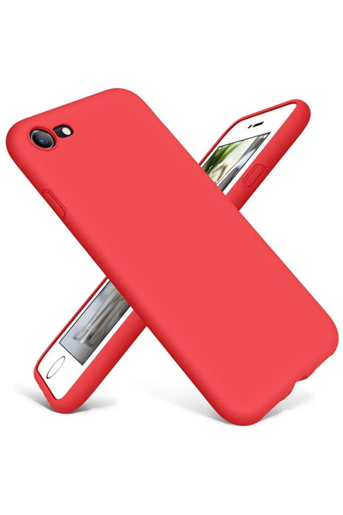 LaCend ALLY İPhone SE2 İPhone 8-7 Lansman Kılıf İçi Kadife Soft Silikon Kılıf-(5775 - LC1923-3470