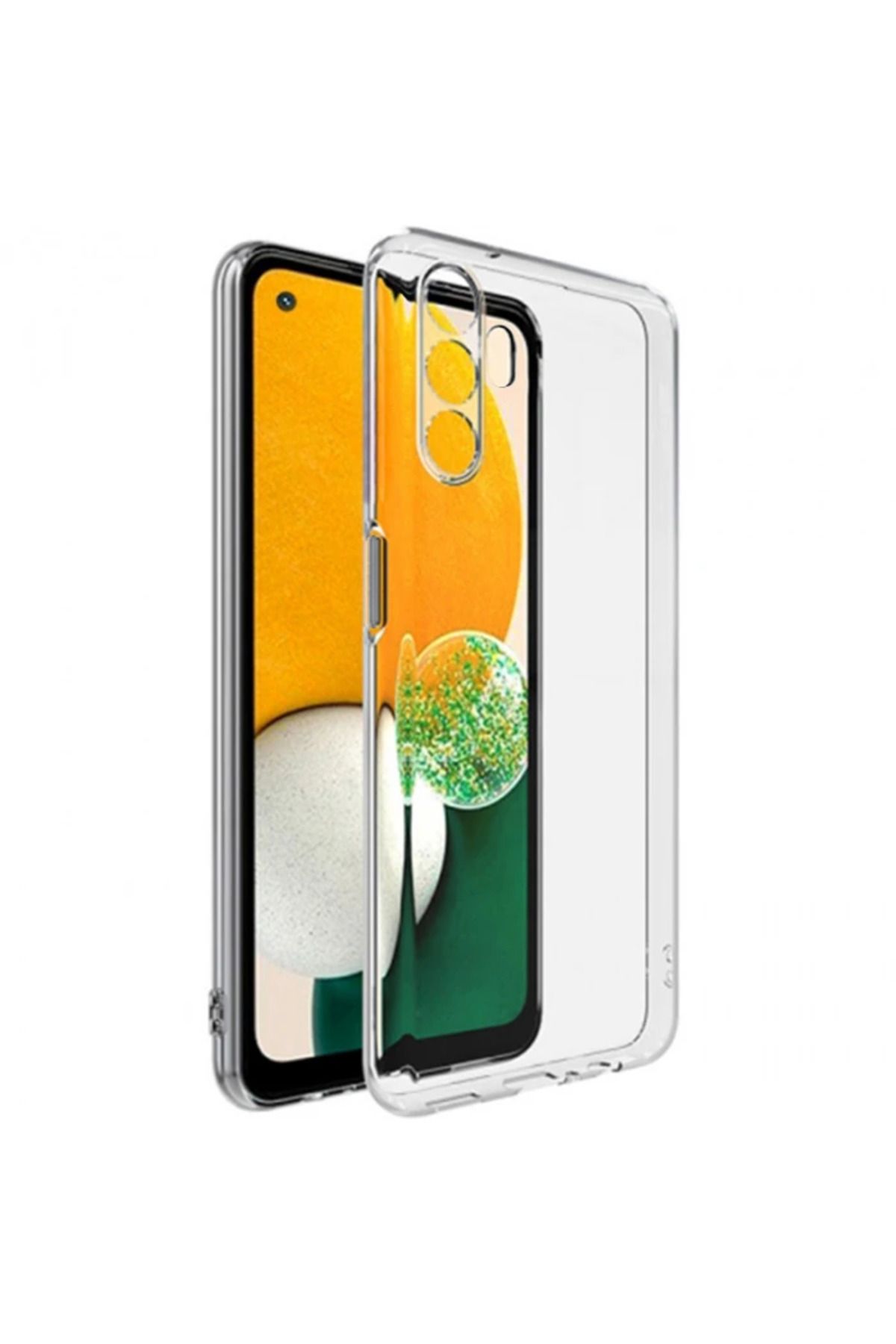 Marsilyan Ally OPPO K9 Pro 5G Kılıf Kamera Korumalı Ultra İnce Şeffaf Silikon Kılıf-(57 - MCT5464-9017
