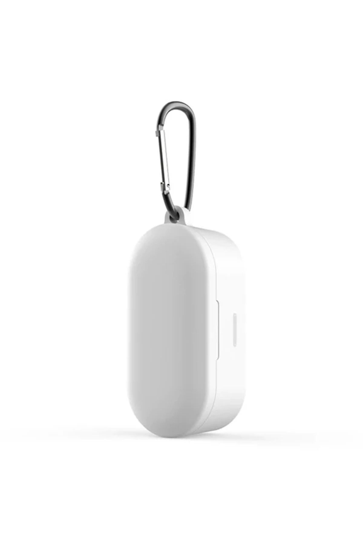 Marsilyan QCY T1S/T2C Bluetooth Kulaklık İçin Silikon Koruma Kılıf+ Anahtarlık-(5775) - MCT2120-1223