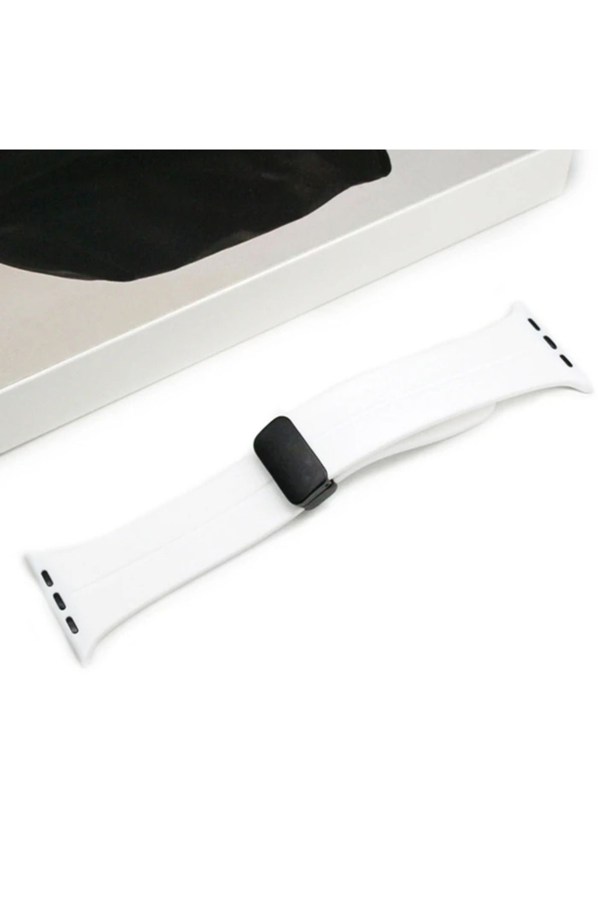 Notcraft Ally Apple Watch 7-8 41mm 6-5-4 40mm Manyetik Uçlu Silikon Kayış Kordon 3-2-1 38m - NOTFRAFT8682