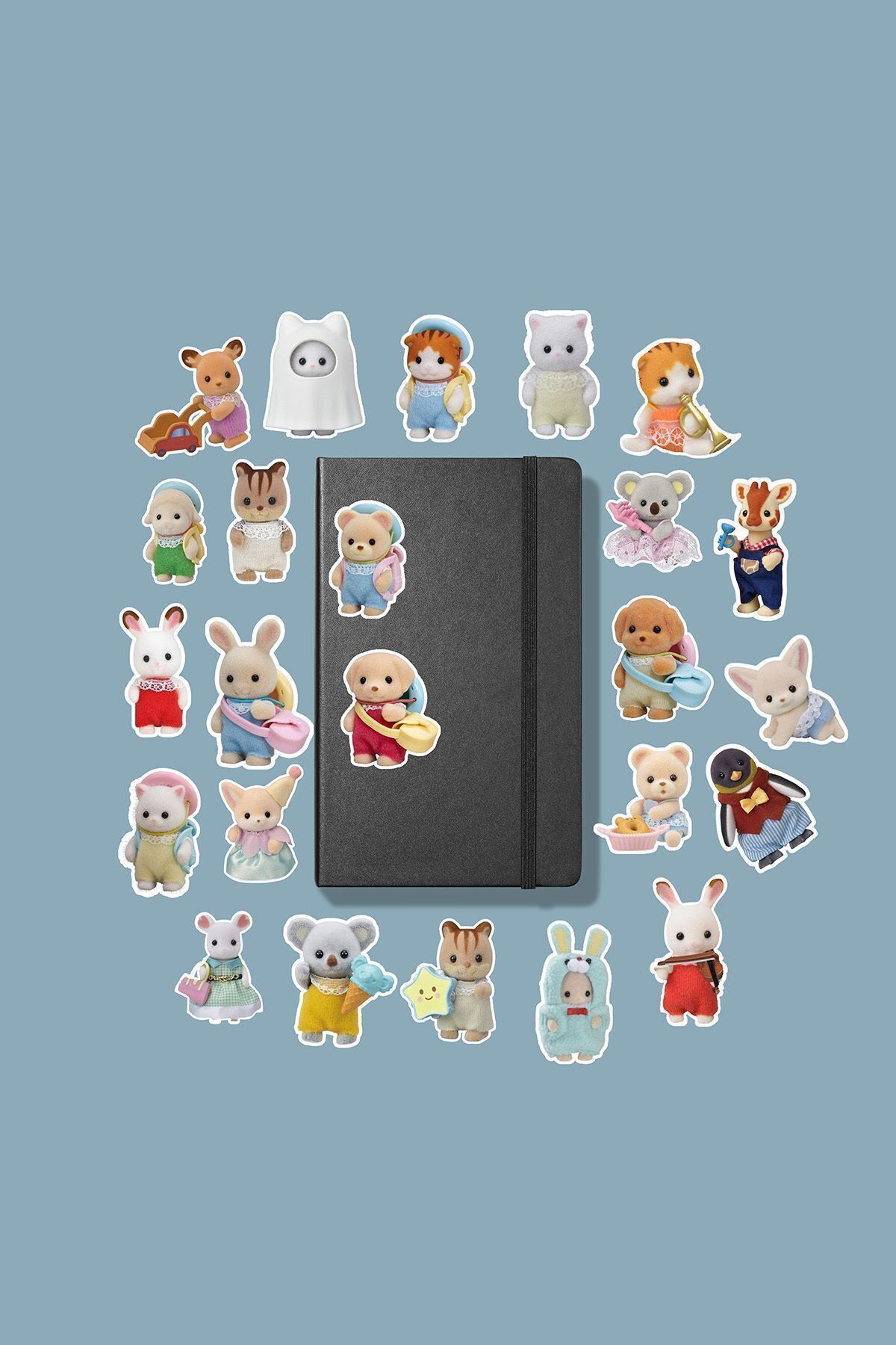 MS Major Selection Sylvanian families Sticker paketi /bullet journal defter çıkartma ajanda laptop etiket
