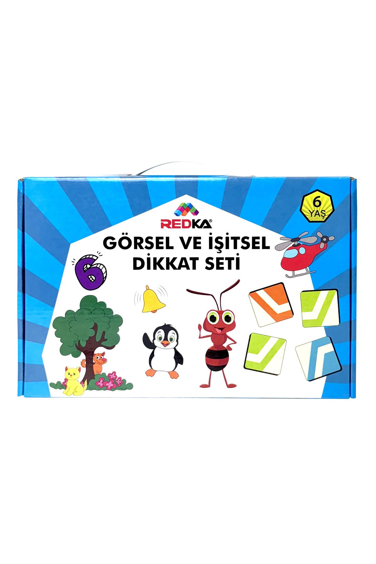 Redka Görsel Ve Işitsel Dikkati Güçlendirme Seti 6 Yaş