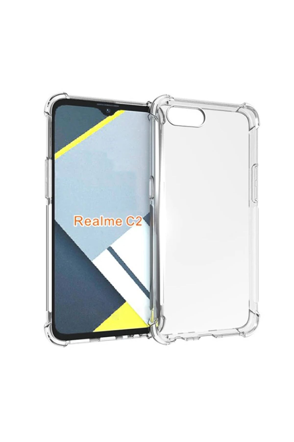 ONE Oppo Realme C2 Anti-Drop Darbe Emici Silikon Kılıf-(5775) - CDY9617-4536
