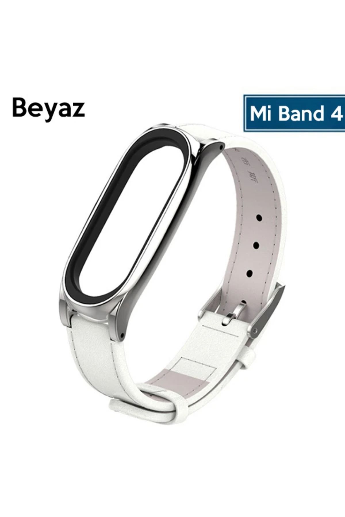 demila Mijobs Xiaomi Mi Band 5-4 Pu Deri Kayış Kordon-(5775) - MLA1668-4642