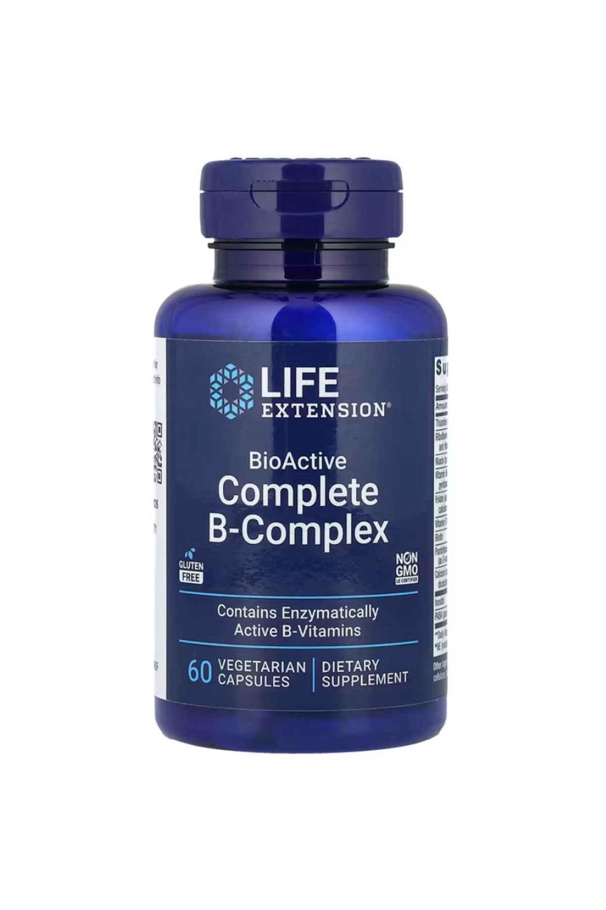 Life Extension , BioActive Complete B-Complex, 60 Vegetarian Capsules