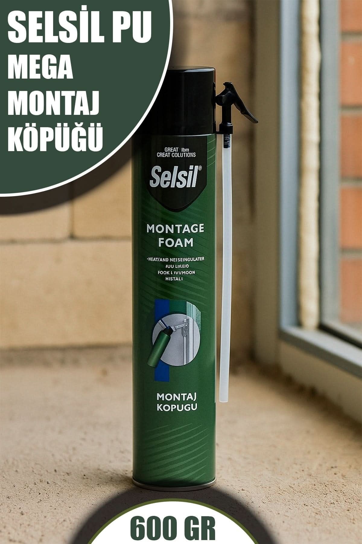 Selsil 🧱SELSİL PU MEGA MONTAJ KÖPÜĞÜ