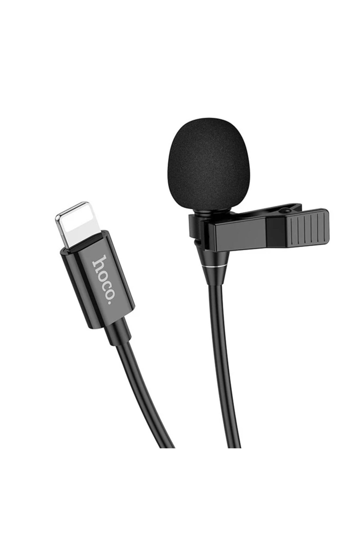 ChenSea HOCO L14 iPhone Lightning Kablolu Profesyonel Yayıncı Yaka Mikrofonu 2mt-(5775) - AGT9460-9057