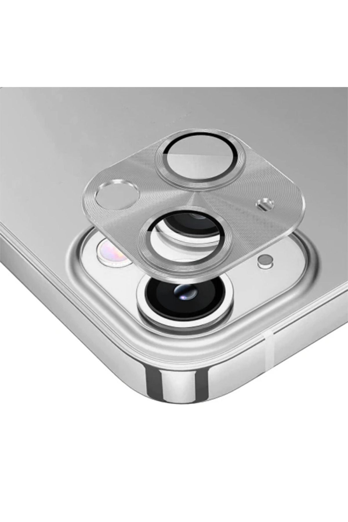 LaCend ALLY iPhone 15-15 Plus Metal Tempered Kamera Lens Koruyucu-(5775) - LC6678-2622