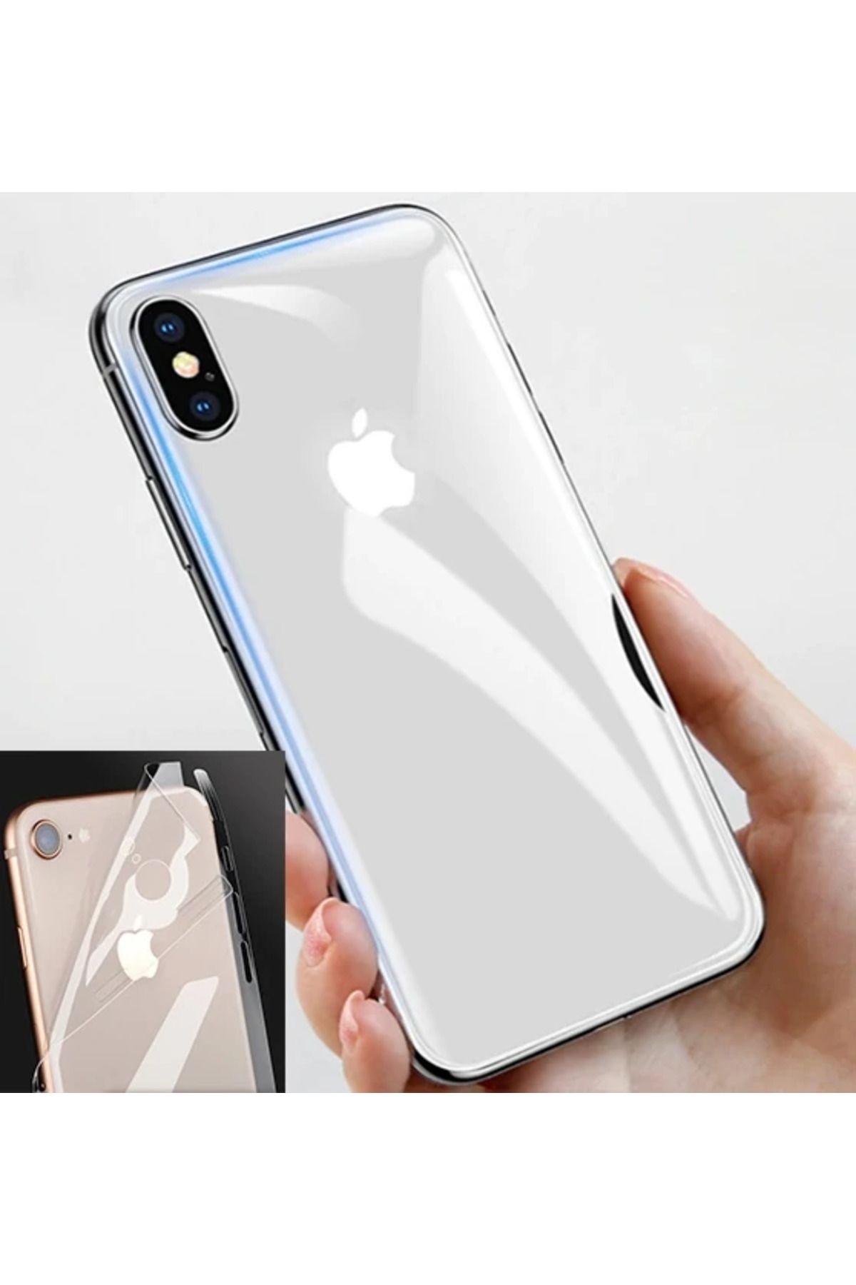 Marsilyan İPhone XS Hidrojel Hayalet Arka Tam Kaplama Film-(5775) - MCT8460-5758