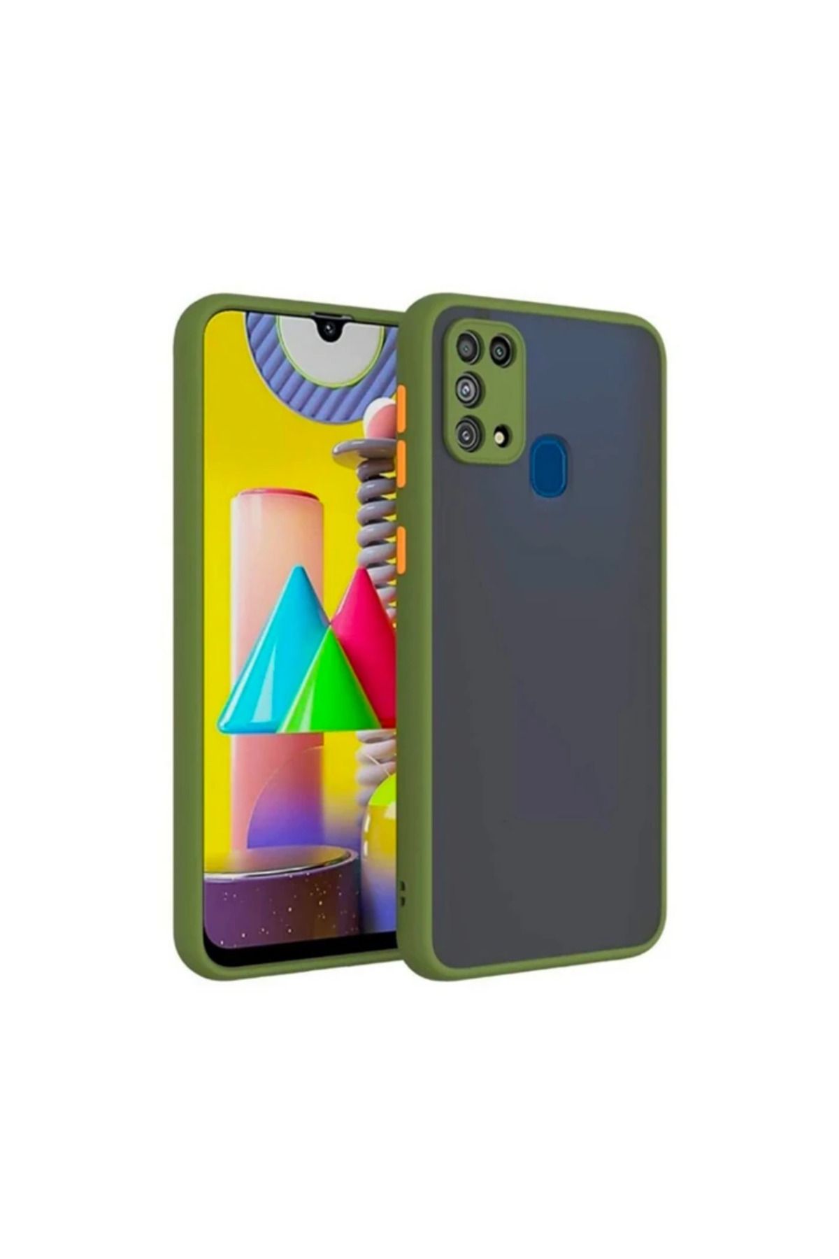 LaCend SM Galaxy M31 Kamera Korumalı Premium Silikon Kılıf-(5775) - LC8152-5967