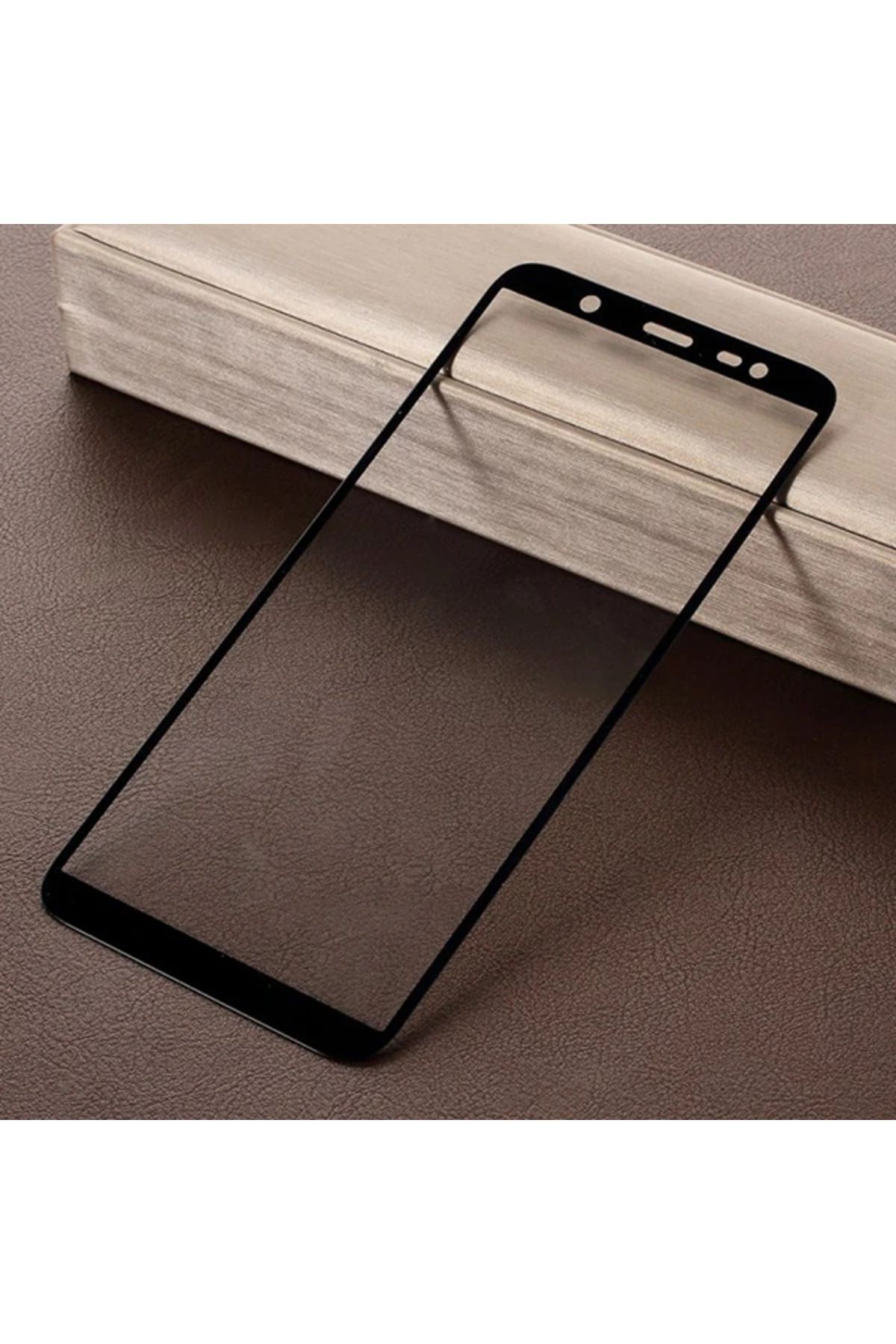 Marsilyan SM Galaxy J8 2018 İçin Full Kaplama Kırılmaz Cam Ekran Koruyucu-(5775) - MCT2435-6931
