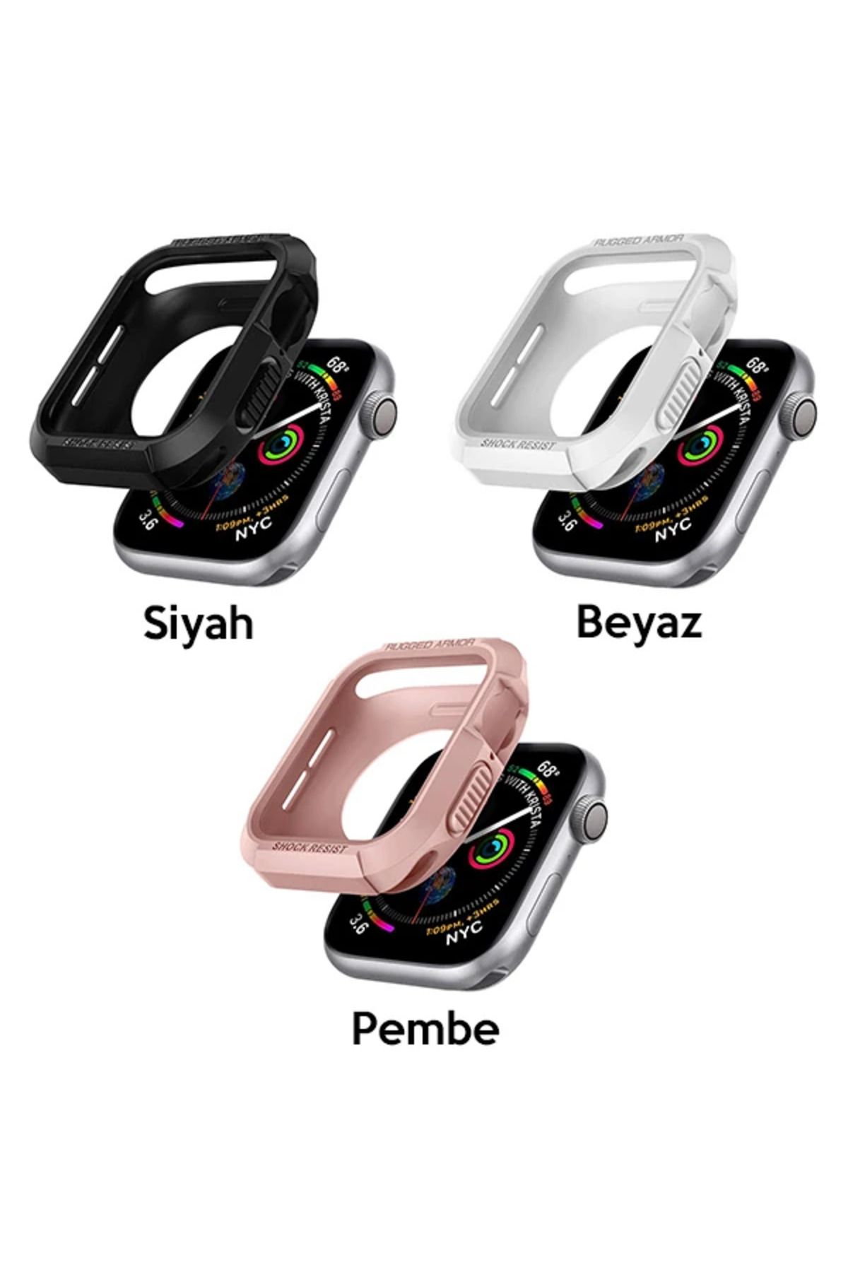 ChenSea Ally Apple Watch 4-5 40MM Şok Darbe Onleyici Silikon Uyumlu  Kılıf-(5775) - AGT3692-9165