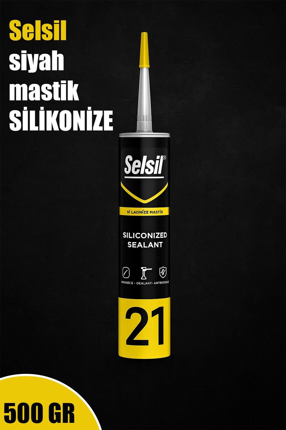 Selsil 🖤SELSİL SİYAH MASTİK SİLİKONİZE