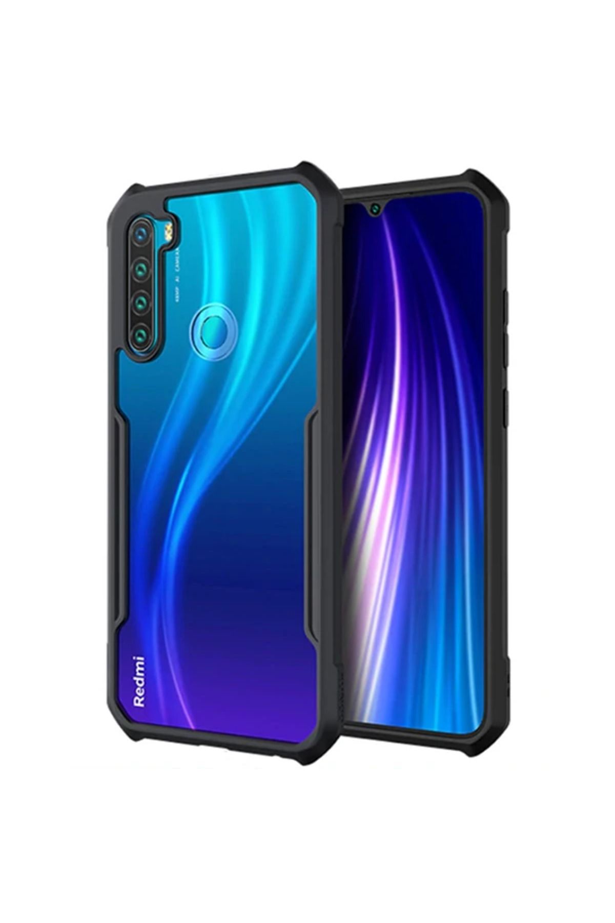 ONE Xiaomi Redmi Note 8t Shok Absorption PC+TPU Darbe Emici Kılıf-(5775) - CDY6920-3771