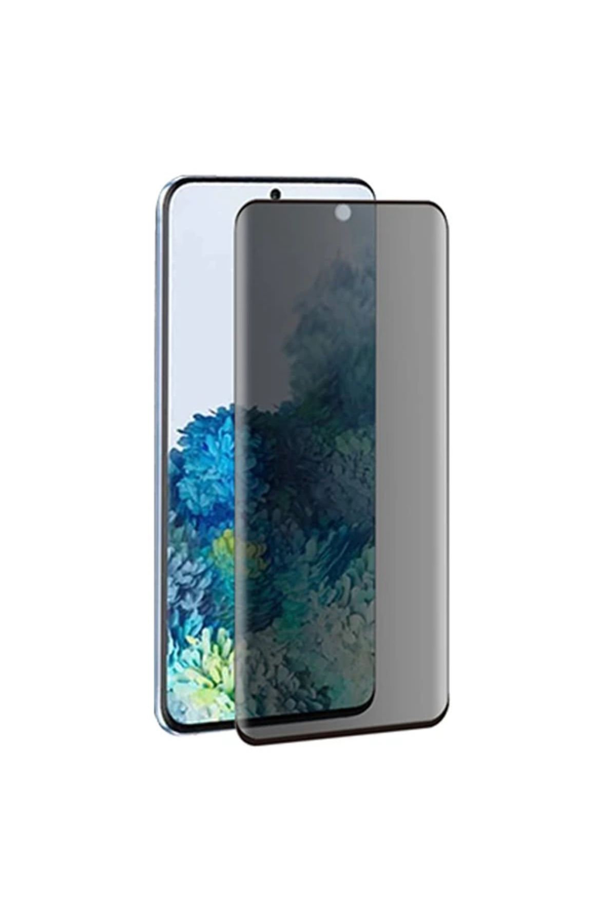 LaCend ALLY SM Galaxy S20 FE 3D Full Privacy Gizlilik Tempered Cam Ekran Koruyucu-(5775) - LC8129-4770