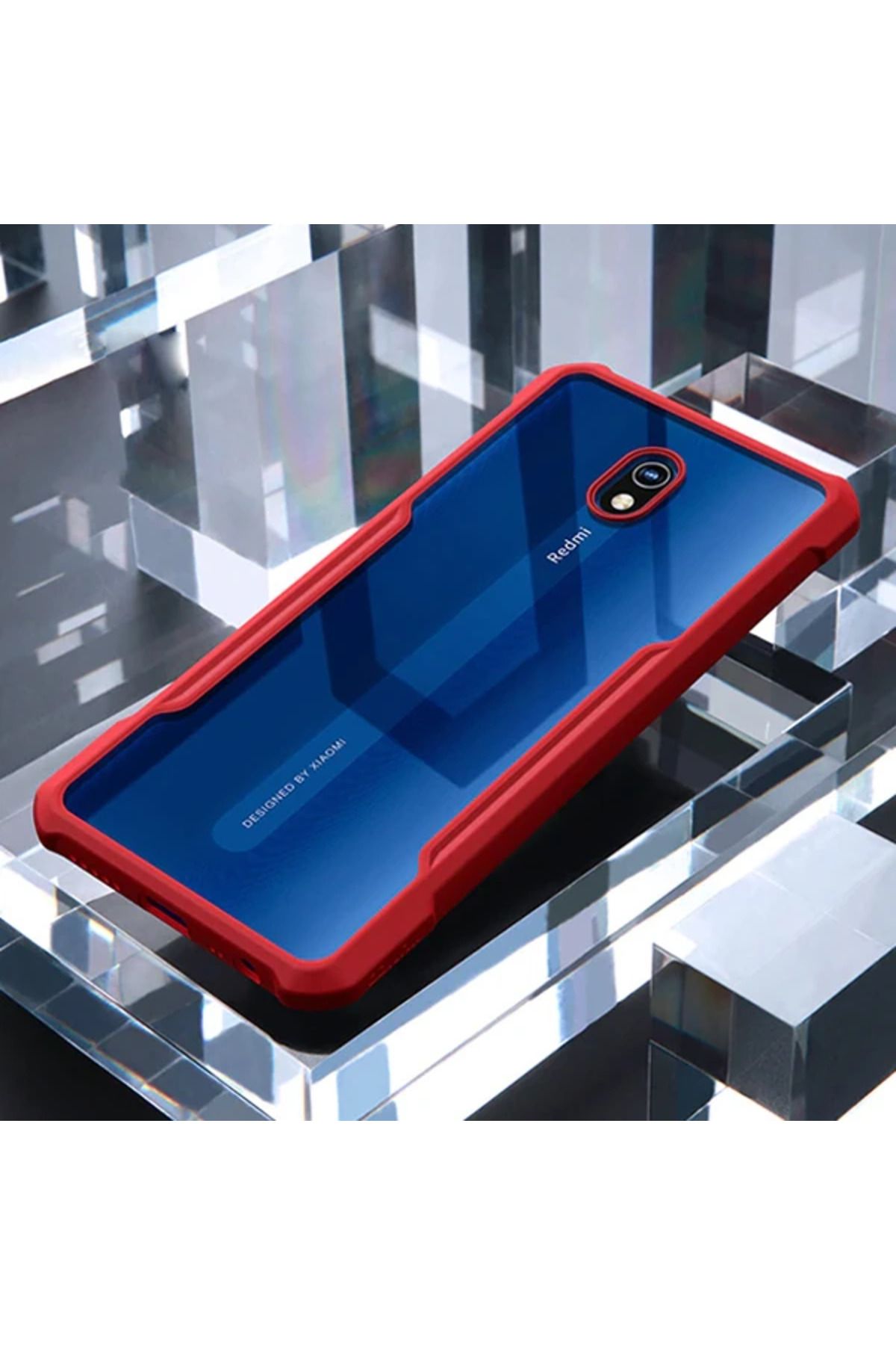 Marsilyan Xiaomi Redmi 8A Shok Absorption PC+TPU Darbe Emici Kılıf-(5775) - MCT1838-2426