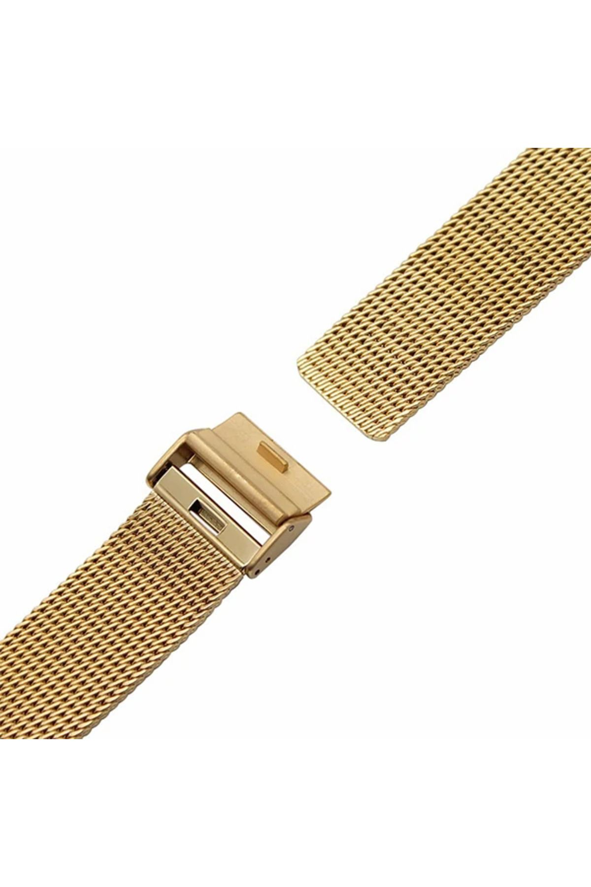 Marsilyan Xiaomi miui watch Akıllı Saat 18mm Akıllı Saat Çelik Toka Kayış Kordon-(5775) - MCT6234-4283