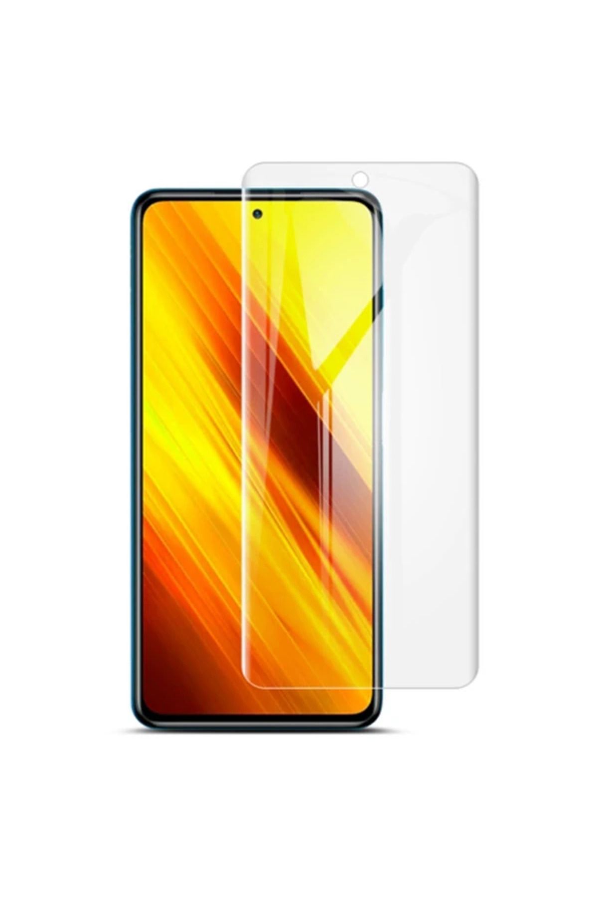 Marsilyan Xiaomi Poco X3 Full Kaplama Hidrojel Film Ekran Koruyucu-(5775) - MCT3547-5197
