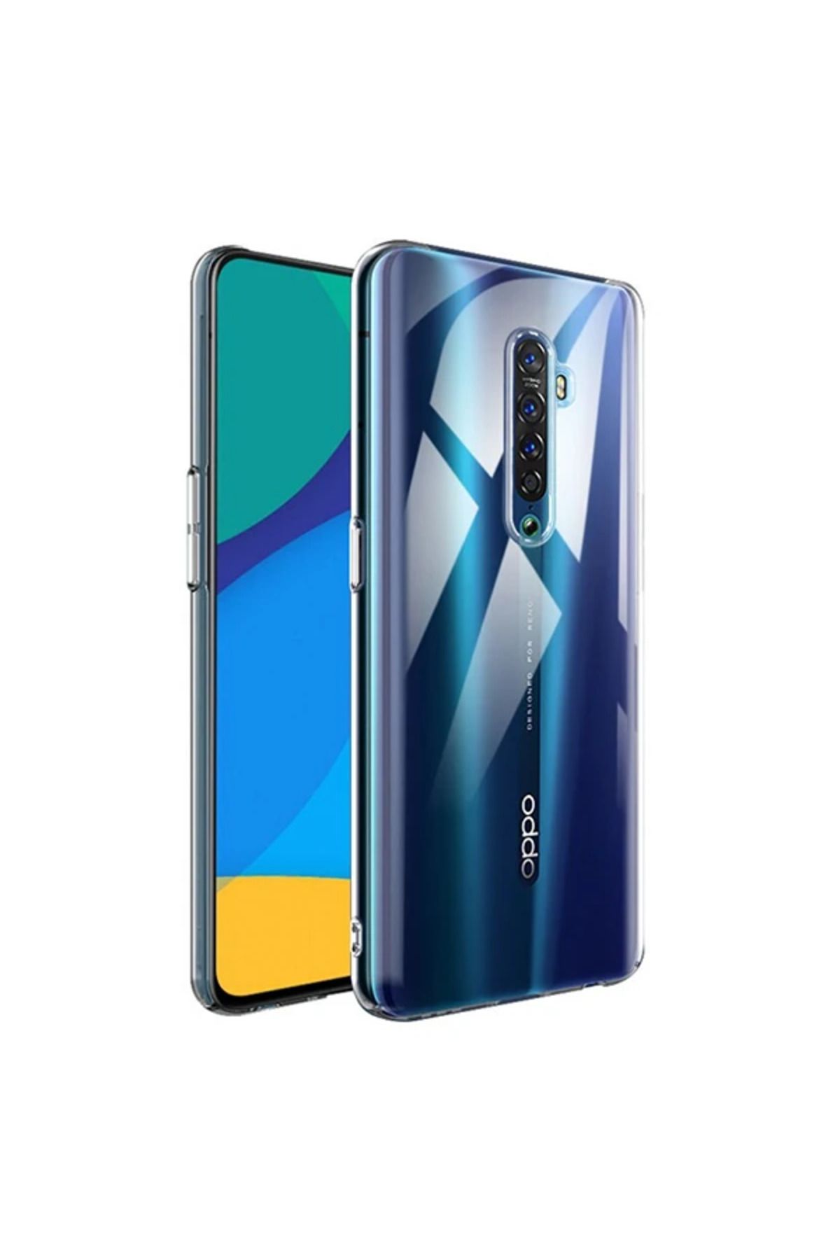 demila OPPO Reno 2 Ultra Slim Fit Şeffaf Silikon Kılıf-(5775) - MLA6312-4646