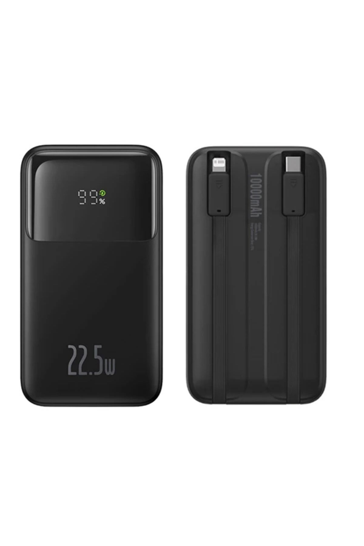 mudikonsept Comet Series 10000mAh 22.5W Hızlı Şarj Dijital Göstergeli Powerbank-(5775) - MDE4293-4733