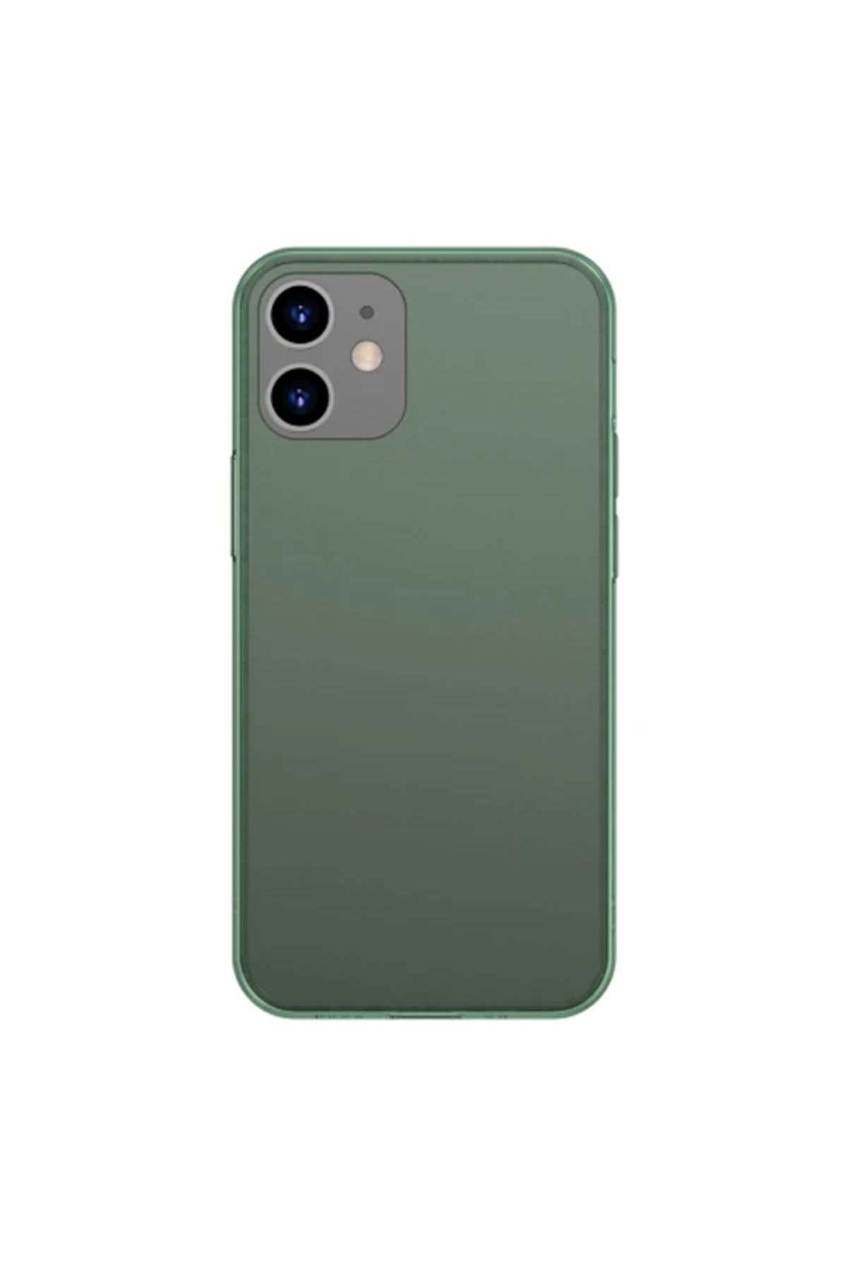 Marsilyan Frosted Glass iPhone 12 -12 Pro 6.1inch Shockproof Koruyucu Kılıf-(5775) - MCT1168-4670