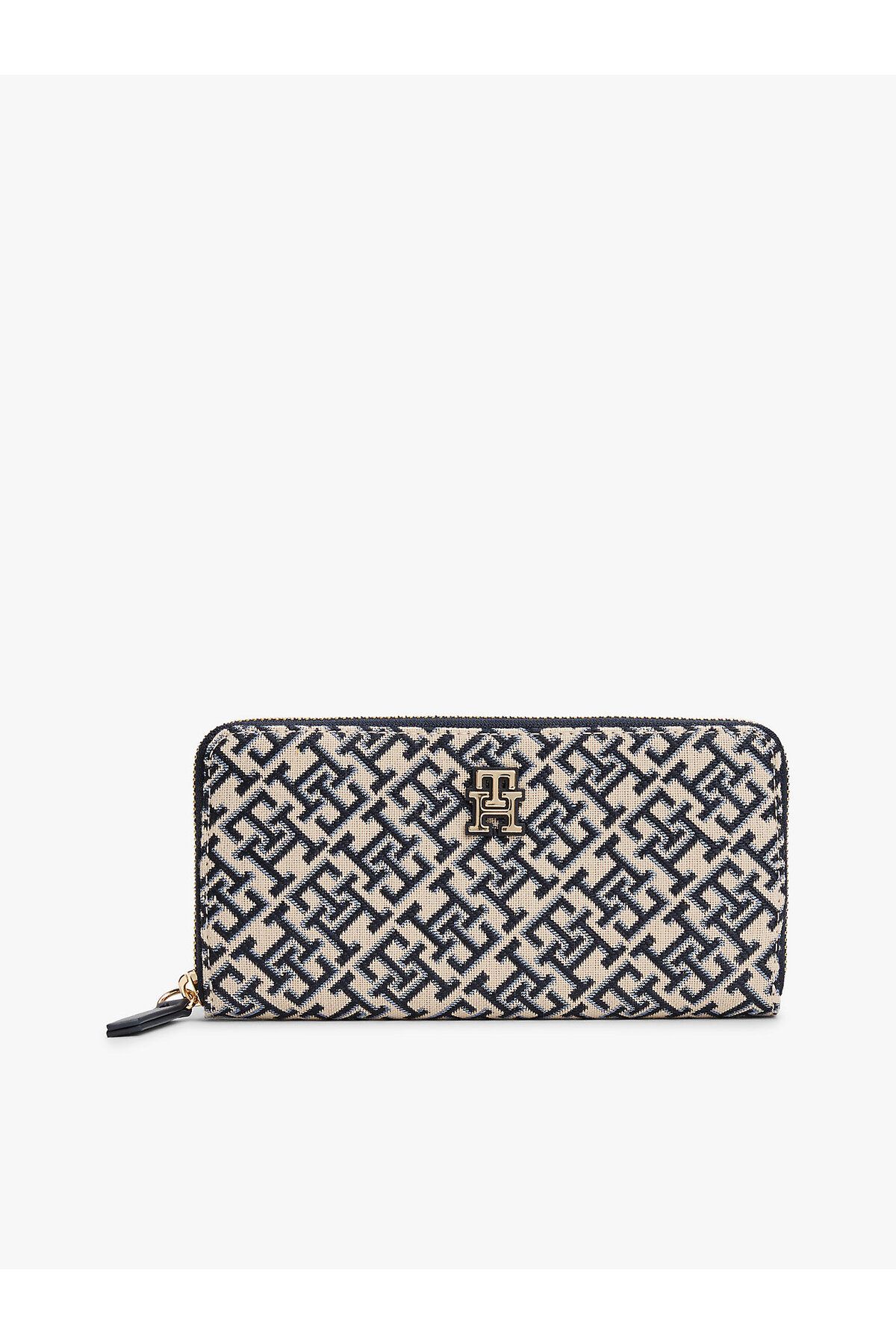 Tommy Hilfiger TH Monogram Jacquard Zip-Around Wallet