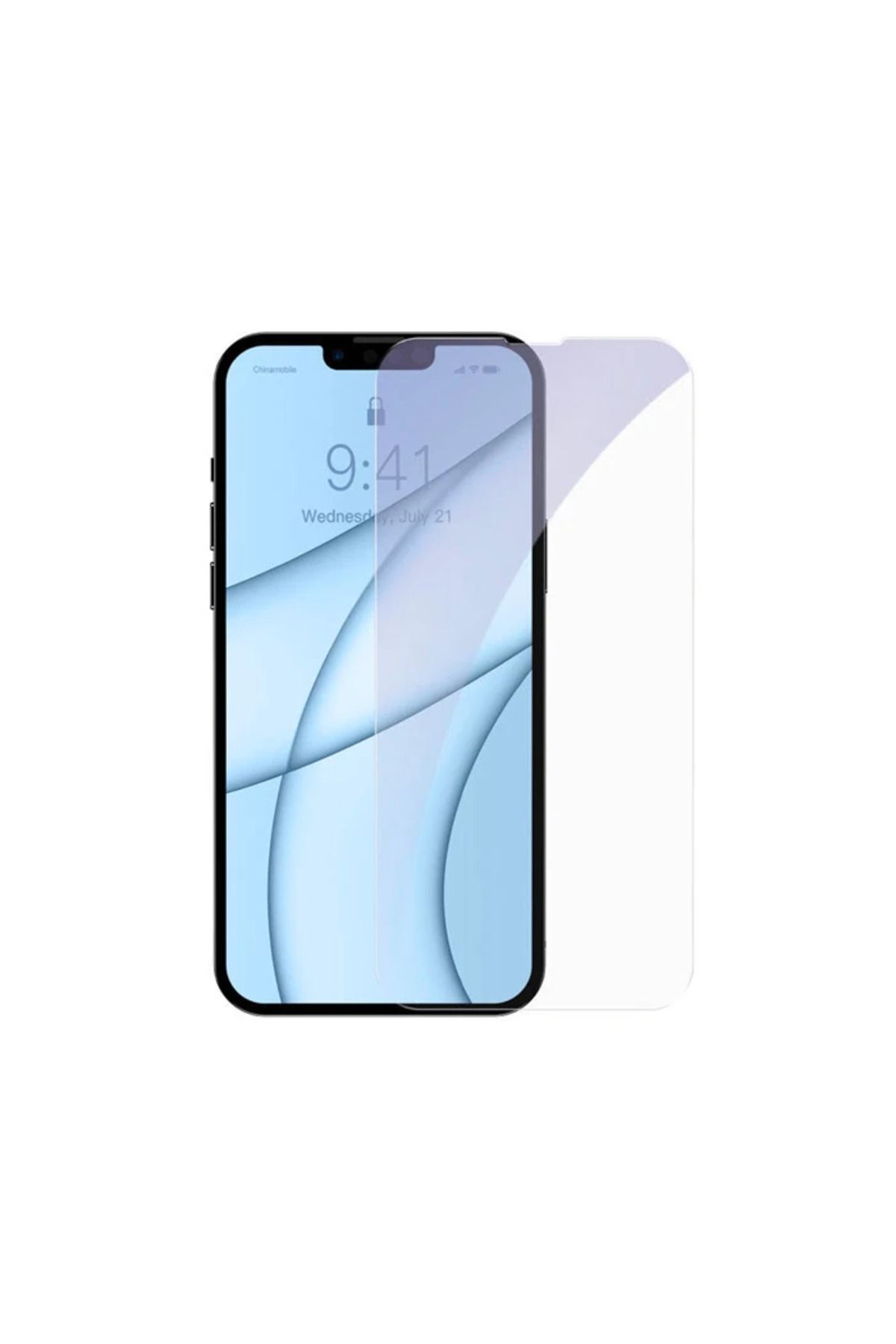 mudikonsept iPhone 13 Mini 0.3mm Göz Korumalı Full Cam Ekran Koruyucu 2 Adet Set-(5775) - MDE6017-9210