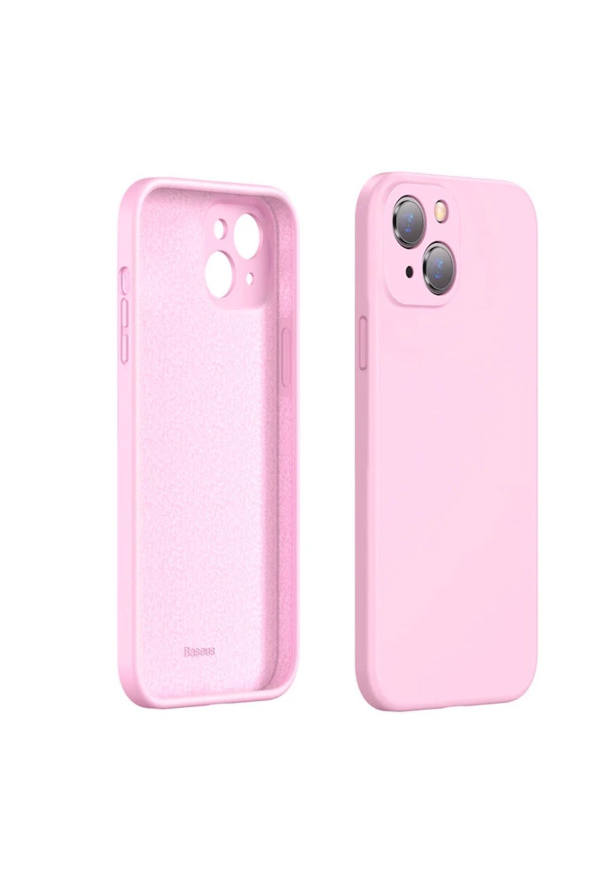 Notcraft Liquid iPhone 13 6.1 Kılıf Kamera Korumalı İçi Kadife Silikon Kılıf-(5775) - NOTFRAFT4807-12