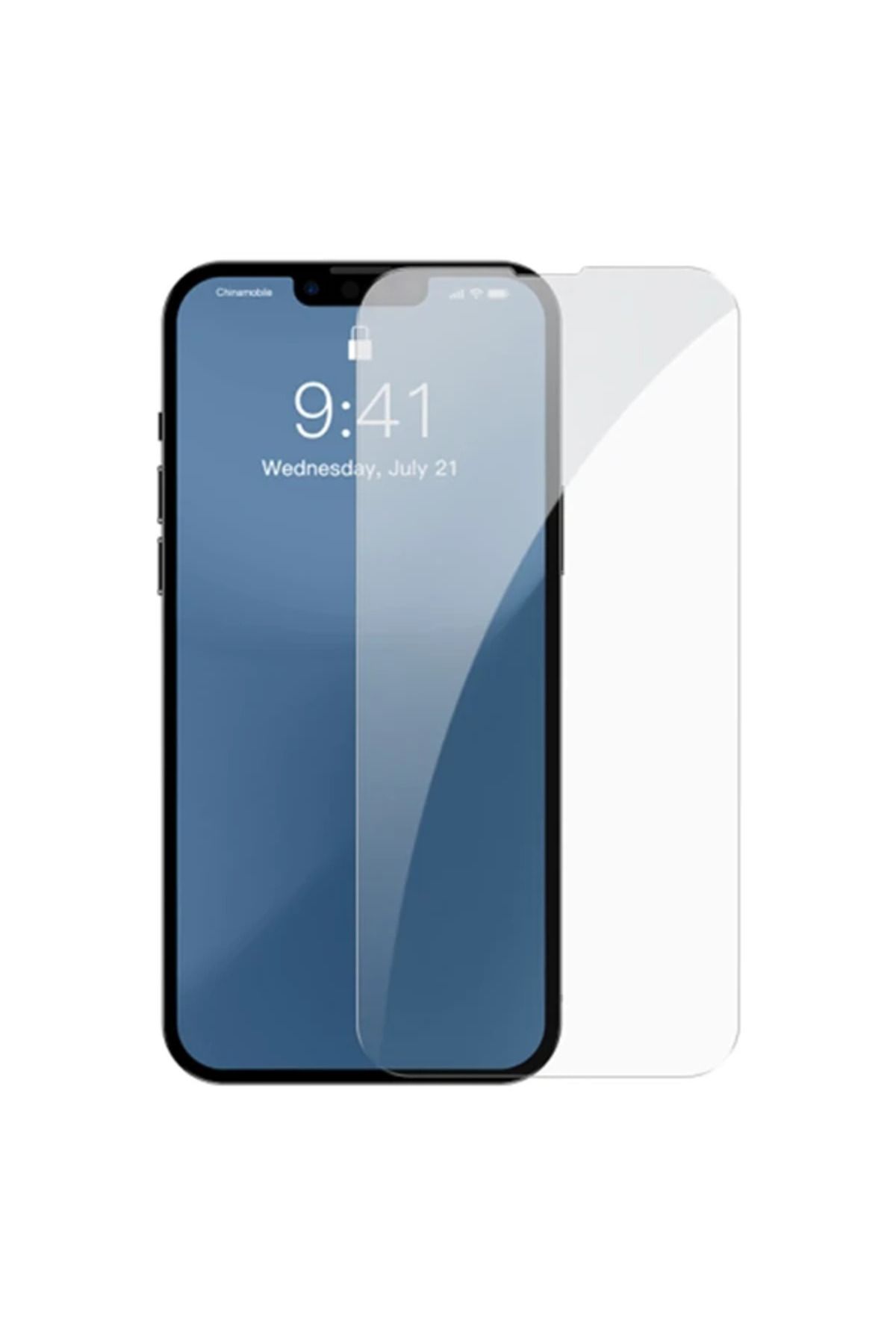 Marsilyan ALLY iPhone 13-13 Pro 6.1inç Tempered Kırılmaz Cam Ekran Koruyucu-(5775) - MCT1485-5140