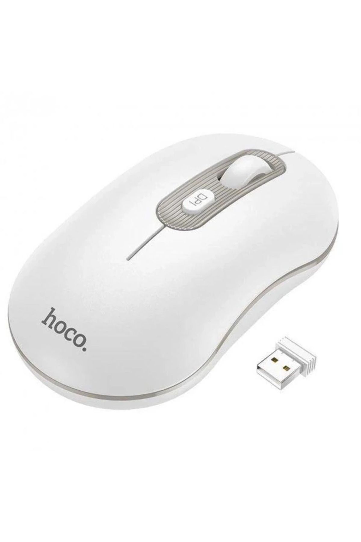 mycarmella HOCO GM21 Platinium 1600dPi 2.4G Bluetooth Kablosuz Optik Mouse-(5775) - VHT7888-5394